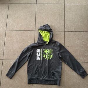 FCB FUTBOL CLUB BARCELONA HOODIE SIZE XL